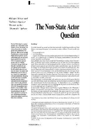 The Non-State Actor Question