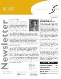 ICRW newsletter [2004], 2 (Oct)