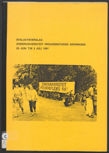 Evaluatieverslag Zomeruniversiteit Vrouwenstudies Groningen 26 juni t/m 2 juli 1987
