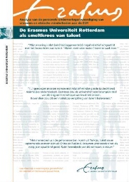 De Erasmus universiteit Rotterdam als smeltkroes van talent
