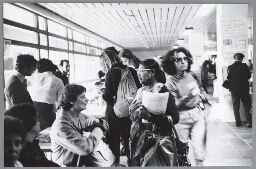 Bezoekers van de VN-Vrouwenconferentie in Denemarken. 1980
