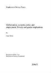 Globalization, economic policy and employment