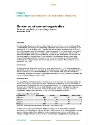 Factsheet gender en rol zmv-zelforganisaties