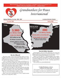 Grandmothers for Peace International [2008], Spring