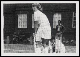 Training Australiese nationale dames cricket team op tournee in Engeland. 1987