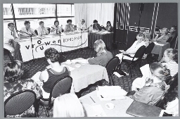 Congres van de FNV vrouwenbond betreffende de EMU, Economische en Monetaire Unie in het kader van Europa 1992