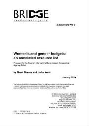 Women's and gender budgets