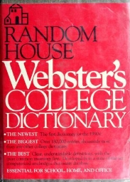 Random House Webster's College Dictionary.