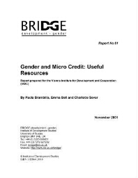 Gender and micro credit