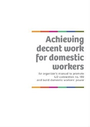 Achieving decent work for domestic workers