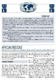 ICJW newsletter [2003], Special