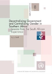Decentralizing government and centralizing gender in Southern Africa