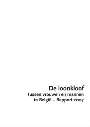 De loonkloof tussen vrouwen en mannen in België - rapport 2007
