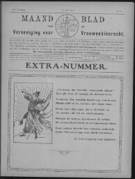 Maandblad van de Vereeniging voor Vrouwenkiesrecht  1916, jrg 20, no 6 [1916], 6
