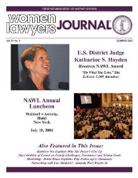 Women lawyers journal [2006], 4 (Summer)