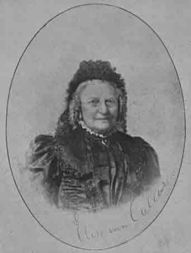 Portret van Elise van Calcar (1822-1904) op hoge leeftijd 1900