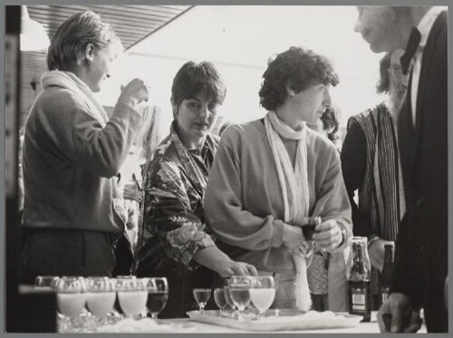 Receptie ter gelegenheid van de opening van het Centrum voor Vrouwenstudies. 1985