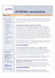 Athena newsletter [2006], August