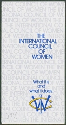 The International Council of Women