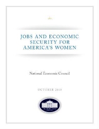 Jobs and economic security for America’s women