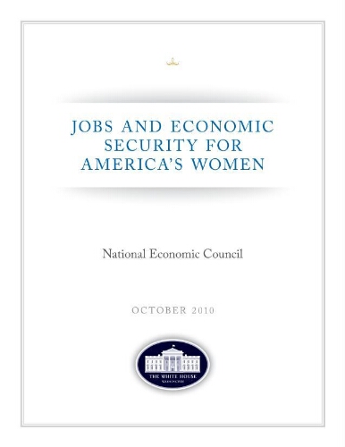 Jobs and economic security for America’s women