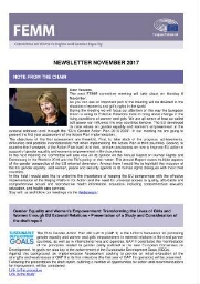FEMM newsletter [2017], November