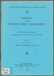 Report of the twenty-first conference