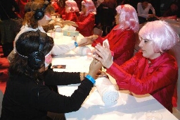 Zina's Beautysalon tijdens Women inc 2007