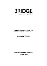 Gender and sexuality