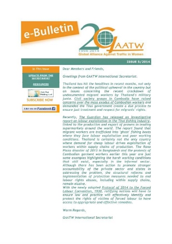 GAATW E-Bulletin [2014], 5