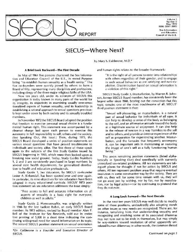 Siecus report [1974], 5 (May)