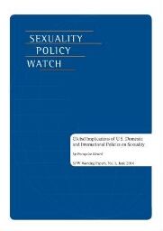 Global implications of U.S. domestic and international policies on sexuality