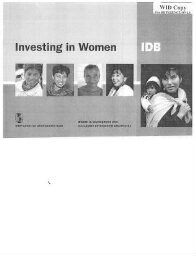 Investing in women at the IDB