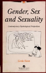 Gender, sex and sexuality
