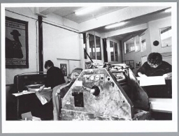 Vrouwendrukkerij La Muchachas in Amsterdam 1987