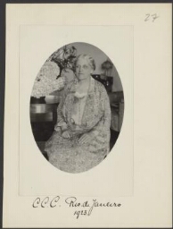 Portret van Carrie Chapmann Catt (1859-1947), presidente van de International Woman Suffrage Alliance 1923