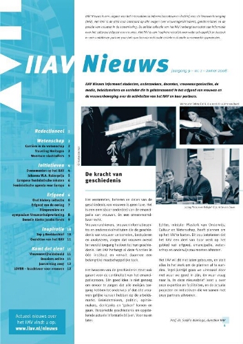 IIAV nieuws [2008], 1 (zomer)