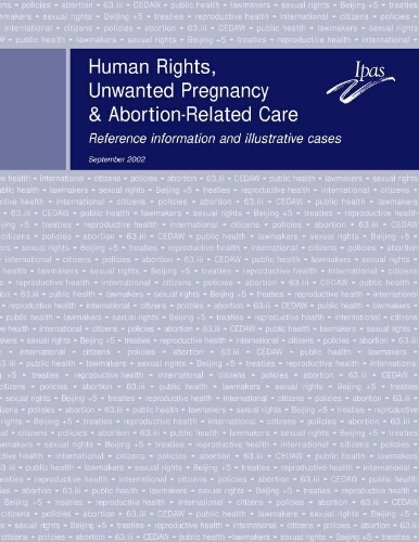 Human rights, unwanted pregnancy and abortion-related care