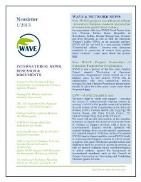 WAVE newsletter [2013], January