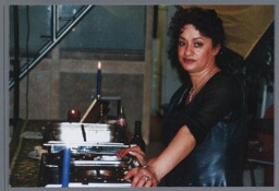 Iraanse, eigenares van een restaurant. 2001