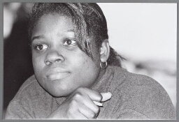 Onbekende vrouw tijdens het juryoverleg van de Zami Award 1998 met als thema 'Devotion & Dedication' 1998