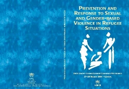 Prevention and response to sexual and gender-based violence in refugee situations