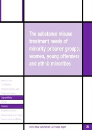 The substance misuse treatment needs of minority prisoner groups