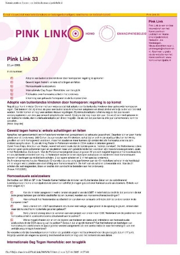 Pink Link [2005], 33 (juni)