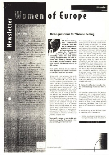 Women of Europe Newsletter [1999], 89 (Oct)