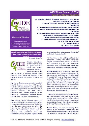 WIDE newsletter = WIDE news [2010], 5-6 (Mai-June)