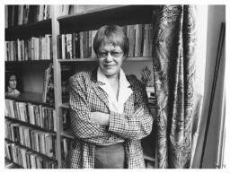 Vrouwelijke journalist Agnes Koerts die pleitte voor de versterking van de positie van vrouwen in de journalistiek 1994