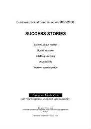 European Social Fund in action 2000-2006