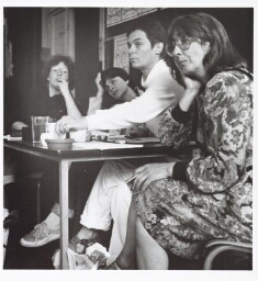 Oprichtingsbijeenkomst van Soc Fem in het Vrouwenhuis in Amsterdam 1981