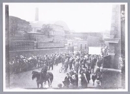 Demonstratie van Engelse suffragettes 191?